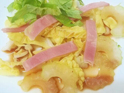 白菜とセロリとベーコンのサラダ★青じそドレッシング